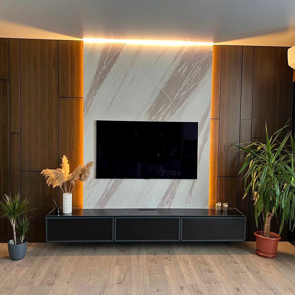 Стильная TV-зона в гостиную - Производитель 'Comfort Mebel Company'