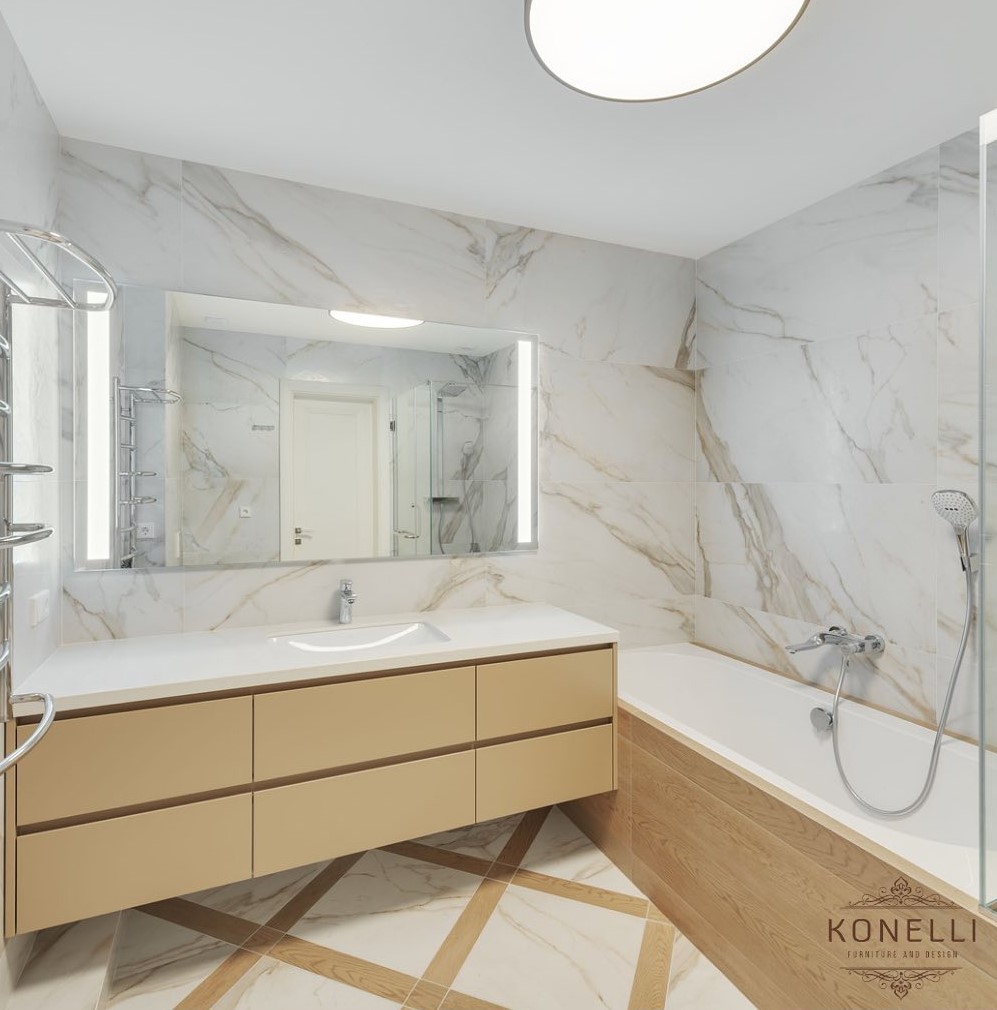 Навесная тумба в ванную - Компания 'Konelli Home'